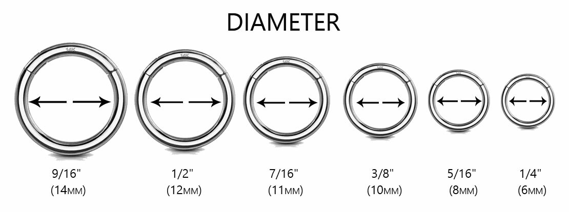 10 Nose Ring Sizes For Perfect Fit